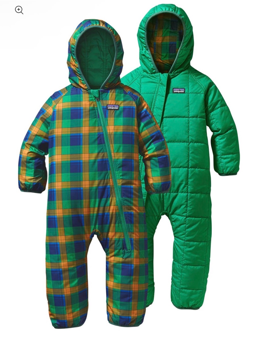 PATAGONIA reversible bunting fits about a 9-12m